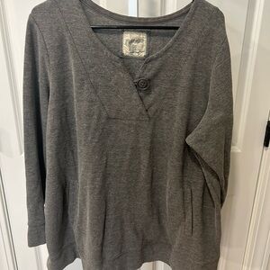Charcoal Knit Crewneck